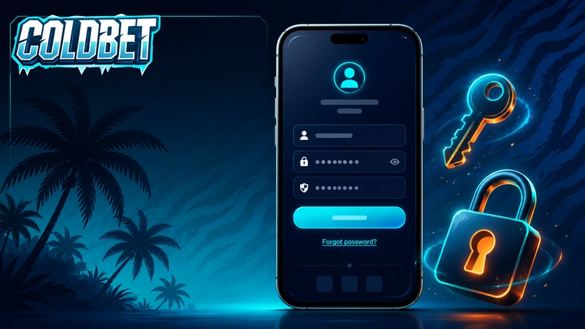 ColdBet login Bangladesh forgotten account recovery screen