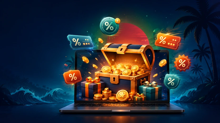 ColdBet promo code entry screen with tiered deposit bonus rewards